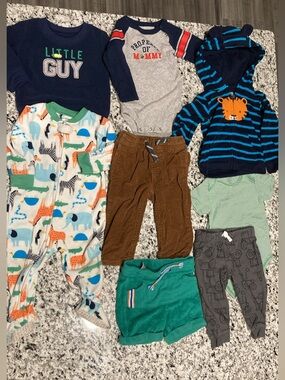 12 month baby boy clothing lot